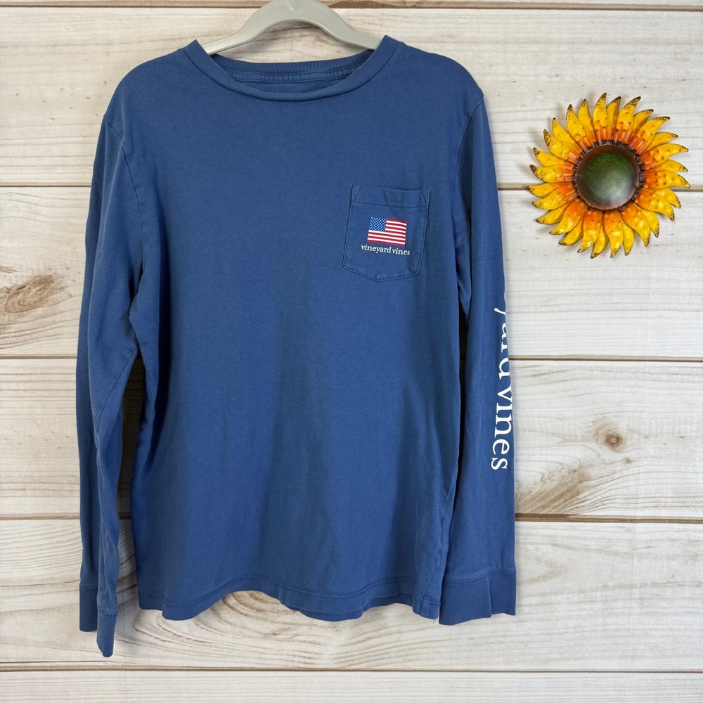 Vineyard Vines‎ Boys Long Sleeve T-Shirt Size M 12/14